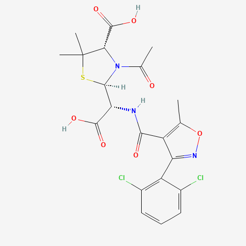 [3-(2,6-Dichlorophenyl)-5-Methyl-4-isoxazolyl]carbonyl N3-Acetylpenicilloic Acid