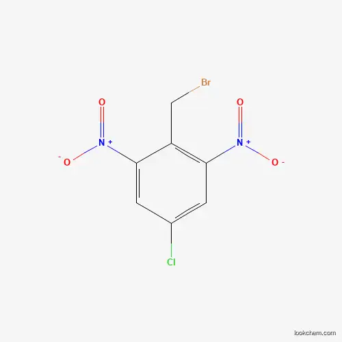 Molecular Structure of 1000341-01-4 (2-(Bromomethyl)-5-chloro-1,3-dinitrobenzene)