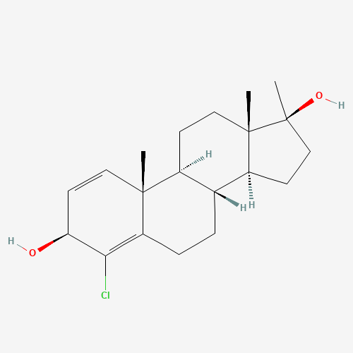 1338221-84-3,Halodrol,Halodrol;Halo;H-DROL;K6PH0FVE0K;UNII-K6PH0FVE0K;4-Chloro-17a-methyl-androst-1,4-diene-3b,17b-diol;1338221-84-3;V4-chloro-17a-methyl-androst-1,4-diene-3b, 17b-diol;4-Chloro-17alpha-methyl-androst-1,4-diene-3beta,17beta-diol;4-Chloro-17-methyl-androsta-1,4-diene-3,17-diol, (3beta,17beta)-;Androsta-1,4-diene-3,17-diol, 4-chloro-17-methyl-, (3beta,17beta)-;DTXSID901017201;Q27282019;(3beta,17beta)-4-chloro-17-methyl-androsta-1,4-diene-3,17-diol;(3beta,17beta)-4-Chloro-17-methylandrosta-1,4-diene-3,17-diol;4-CHLORO-17-METHYL-ANDROSTA-1,4-DIENE-3,17-DIOL, (3.BETA.,17.BETA.)-;4-CHLORO-17.ALPHA.-METHYL-ANDROST-1,4-DIENE-3.BETA.,17.BETA.-DIOL;ANDROSTA-1,4-DIENE-3,17-DIOL, 4-CHLORO-17-METHYL-, (3.BETA.,17.BETA.)-