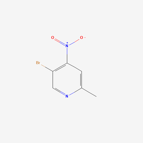 Molecular Structure of 1378873-37-0 (3-BROMO-6-Methyl-4-NITROPYRIDINE)