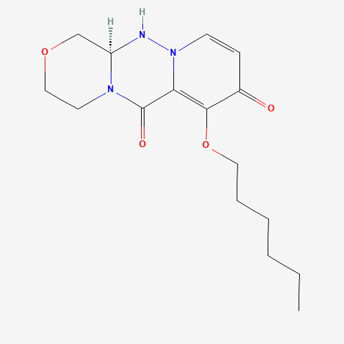 (12aR)-7-(hexyloxy)-3,4,12,12a-tetrahydro-1H-[1,4]Oxazino[3,4-c]pyrido[2,1-f][1,2,4]triazine-6,8-dione