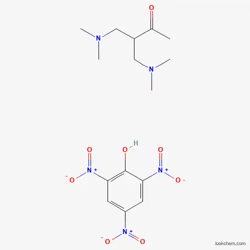 Molecular Structure of 7465-01-2 (4-(Dimethylamino)-3-[(dimethylamino)methyl]butan-2-one--2,4,6-trinitrophenol (1/1))