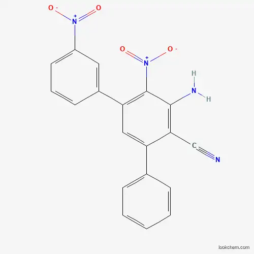 Molecular Structure of 1119523-17-9 (2-Amino-3-nitro-4-(3-nitrophenyl)-6-phenylbenzonitrile)