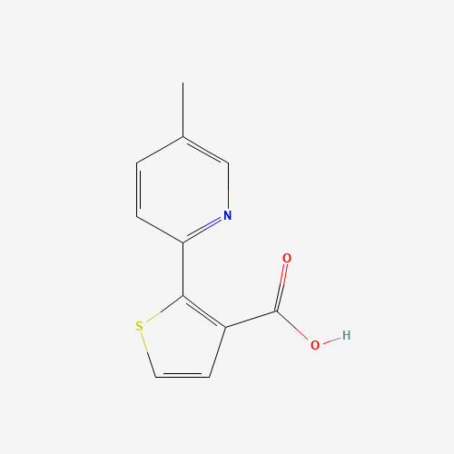 Molecular Structure of 1184913-45-8 (2-(5-Methylpyridin-2-yl)thiophene-3-carboxylic acid)