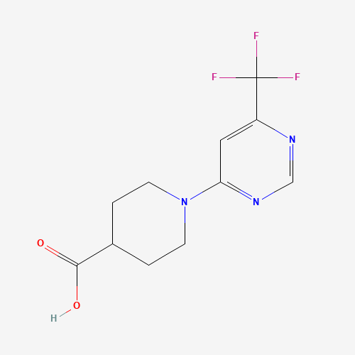 1-[6-(Trifluoromethyl)pyrimidin-4-yl]piperidine-4-carboxylic acid(1448854-86-1)