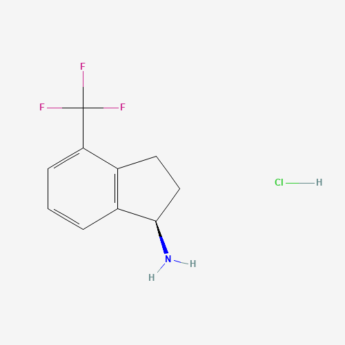 (R)-4-(trifluoromethyl)-2,3-dihydro-1H-inden-1-amine hydrochloride