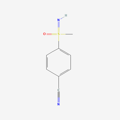 Molecular Structure of 1621962-30-8 (4-(S-Methylsulfonimidoyl)benzonitrile)