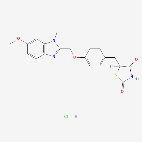 Molecular Structure of 299176-11-7 (Rivoglitazone hydrochloride)