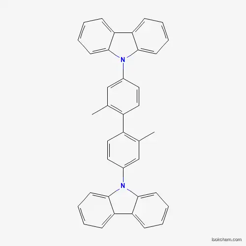 Molecular Structure of 604785-54-8 (4,4'-Bis(9-carbazolyl)-2,2'-dimethylbiphenyl)