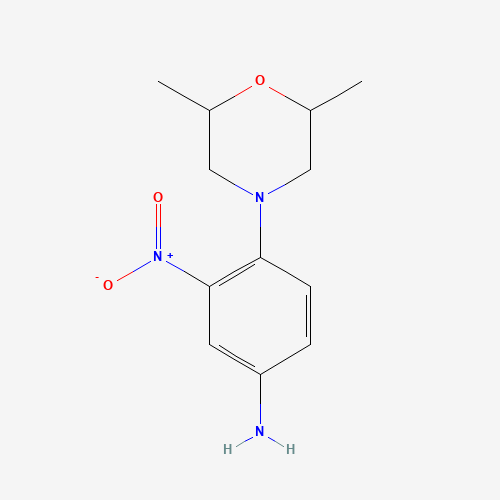4-(2,6-DIMETHYLMORPHOLIN-4-YL)-3-NITROANILINE