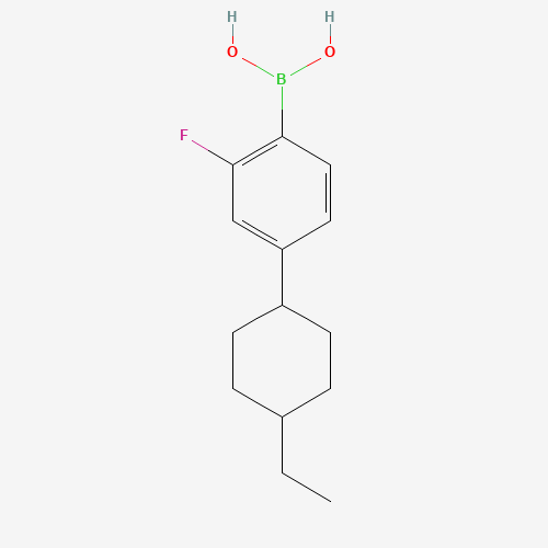 2-Fluoro-4-(trans-ethyl cyclohexyl)phenyl boronic acid