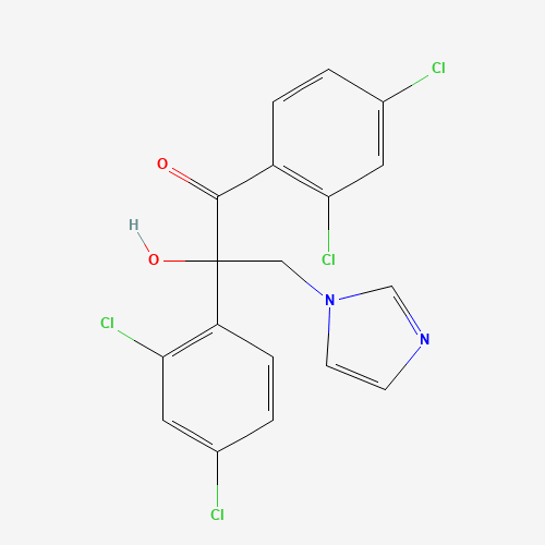 1,2-BIS(2,4-DICHLOROPHENYL)-2-HYDROXY-3-(1H-IMIDAZOL-1-YL)-1-PROPANONE