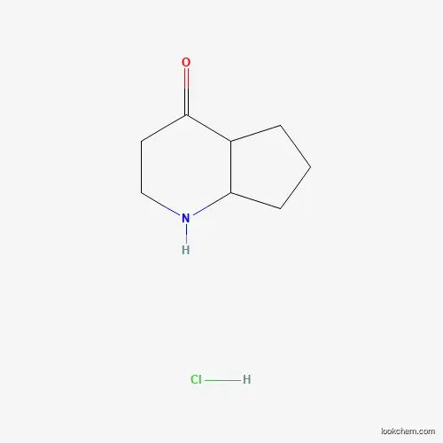 Molecular Structure of 120641-01-2 (Hexahydro-1H-cyclopenta[b]pyridin-4(4aH)-one hydrochloride)