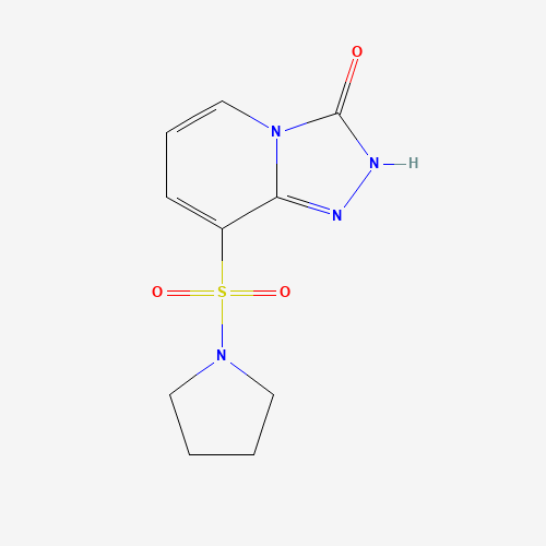 Molecular Structure of 1291486-95-7 (8-(pyrrolidin-1-ylsulfonyl)[1,2,4]triazolo[4,3-a]pyridin-3(2H)-one)
