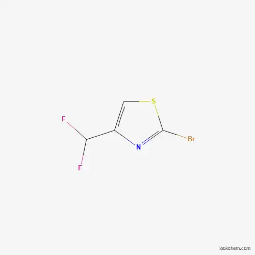Molecular Structure of 1545252-82-1 (2-Bromo-4-(difluoromethyl)thiazole)
