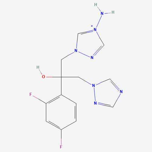 4-amino-1-[(2RS)-2-(2,4-difluorophenyl)-2-hydroxy-3(1H-
1,2,4-triazol-1-yl)propyl]-4H-1,2,4-triazolium(749821-19-0)