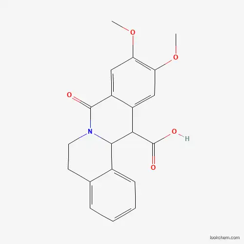 Molecular Structure of 1119451-13-6 (10,11-dimethoxy-8-oxo-5,8,13,13a-tetrahydro-6H-isoquino[3,2-a]isoquinoline-13-carboxylic acid)