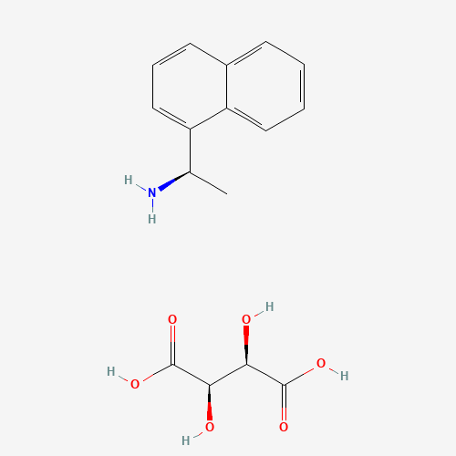 Molecular Structure of 1184950-53-5 (1-Naphthalenemethanamine, alpha-methyl-, (alphaR)-, (2R,3R)-2,3-dihydroxybutanedioate (1:1))