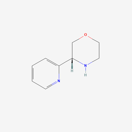 Molecular Structure of 1213223-55-2 ((R)-3-(Pyridin-2-yl)morpholine)