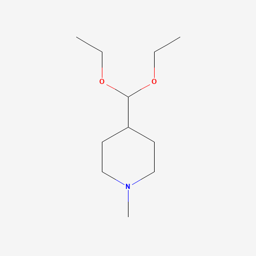 Molecular Structure of 1427475-31-7 (4-(Diethoxymethyl)-1-methylpiperidine)