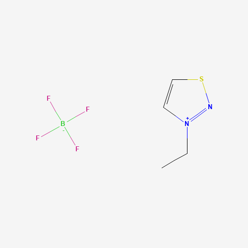 Molecular Structure of 15691-96-0 (3-Ethyl-1,2,3-thiadiazol-3-ium tetrafluoroborate)