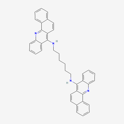 Molecular Structure of 19436-86-3 (N,N'-bis(benzo[c]acridin-7-yl)hexane-1,6-diamine)