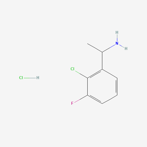 Molecular Structure of 1956306-77-6 (1-(2-Chloro-3-fluorophenyl)ethanamine hydrochloride)