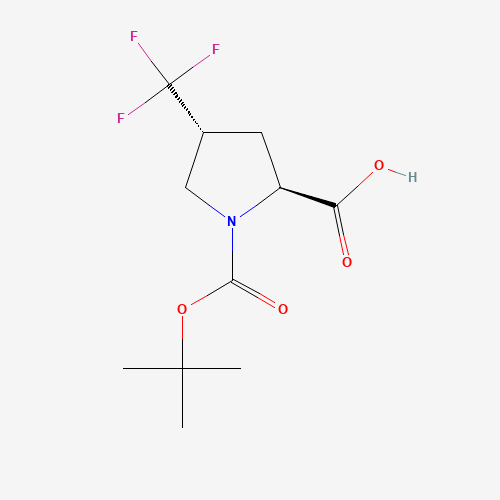 470482-44-1,(2S,4R)-1-Boc-4-trifluoromethylpyrrolidine-2-carboxylic acid,470482-44-1;(2S,4R)-1-Boc-4-trifluoromethylpyrrolidine-2-carboxylic acid;(2S,4R)-1-[(tert-butoxy)carbonyl]-4-(trifluoromethyl)pyrrolidine-2-carboxylic acid;(2S,4R)-1-(tert-Butoxycarbonyl)-4-(trifluoromethyl)pyrrolidine-2-carboxylic acid;(2S,4R)-1-[(2-methylpropan-2-yl)oxycarbonyl]-4-(trifluoromethyl)pyrrolidine-2-carboxylic acid;MFCD08458253;(2S,4R)-1-Boc-4-(trifluoromethyl)pyrrolidine-2-carboxylic acid;SCHEMBL22636248;OHIYKPXMNWXZQH-RQJHMYQMSA-N;DTXSID201137763;AKOS025290218;PB37136;(2S,4R)-1-tert-Butoxycarbonyl-4-(trifluoromethyl)pyrrolidine-2-carboxylic acid;AS-50570;CS-0053422;(trifluoromethyl)pyrrolidine-2-carboxylic acid;P10597;(2S)-4beta-(Trifluoromethyl)pyrrolidine-1,2alpha-dicarboxylic acid 1-tert-butyl ester;1-(1,1-Dimethylethyl) (2S,4R)-4-(trifluoromethyl)-1,2-pyrrolidinedicarboxylate;rel-(2S,4R)-1-(tert-Butoxycarbonyl)-4-(trifluoromethyl)pyrrolidine-2-carboxylic acid