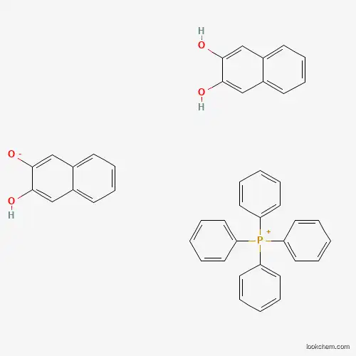 Molecular Structure of 502157-73-5 (Tetraphenylphosphonium 3-hydroxynaphthalen-2-olate-naphthalene-2,3-diol)