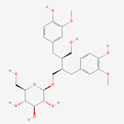 63320-67-2,Secoisolariciresinol monoglucoside,Secoisolariciresinol monoglucoside;63320-67-2;Secoisolariciresinolmonoglucoside;DTXSID101257273;Secoisolariciresinol ?-D-glucoside;HY-N1276;AKOS040760704;CS-0016680;Secoisolariciresinol 9-O-beta-D-glucopyranoside;[(2R,3R)-4-Hydroxy-2,3-bis(4-hydroxy-3-methoxybenzyl)butyl]beta-D-glucopyranoside;(2R,3R,4S,5S,6R)-2-[(2R,3R)-4-hydroxy-2,3-bis[(4-hydroxy-3-methoxyphenyl)methyl]butoxy]-6-(hydroxymethyl)oxane-3,4,5-triol