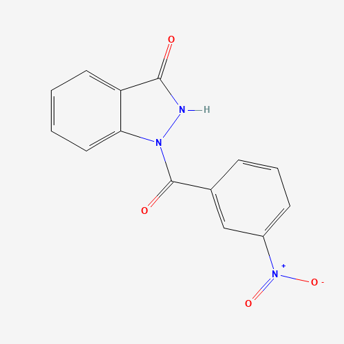 Molecular Structure of 99719-38-7 (1-(m-nitrobenzoyl)-1H-indazol-3-ol)