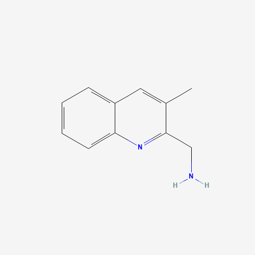 1027763-54-7,(3-Methylquinolin-2-yl)methanamine,(3-Methylquinolin-2-yl)methanamine;1027763-54-7;2-Quinolinemethanamine, 3-methyl-;(3-methyl-2-quinolyl)methanamine;DTXSID40858648;CRB76354;1-(3-Methylquinolin-2-yl)methanamine;SB68029
