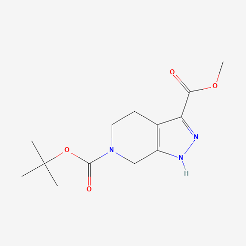 1,4,5,7-Tetrahydro-6H-pyrazolo[3,4-c]pyridine-3,6-dicarboxylic acid 6-tert-butyl 3-methyl ester(1206248-72-7)
