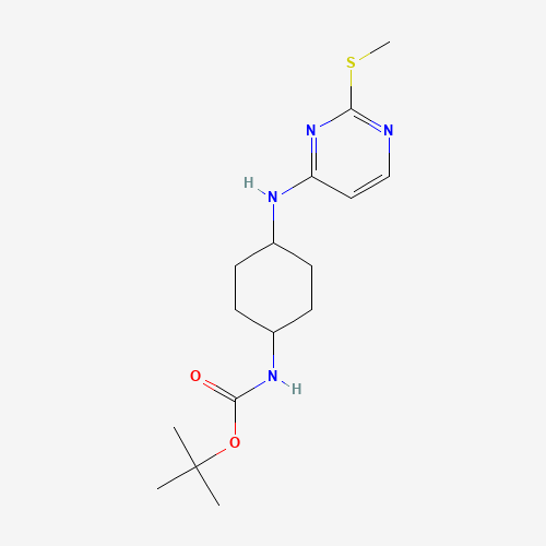 [4-(2-Methylsulfanyl-pyrimidin-4-ylamino)-cyclohexyl]-carbamic acid tert-butyl ester