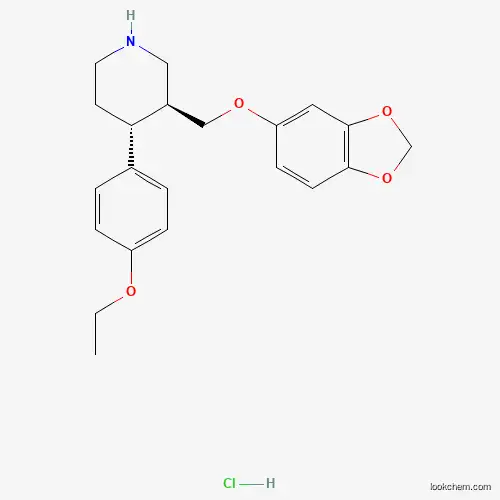 (trans)-3-((benzo[d][1,3]dioxol-5-yloxy)methyl)-4-(4-ethoxyphenyl) piperidine hydrochloride