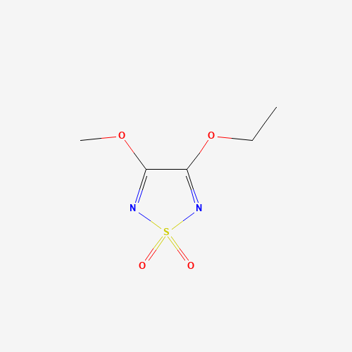 Molecular Structure of 1379185-66-6 (3-Ethoxy-4-methoxy-1,2,5-thiadiazole 1,1-dioxide)