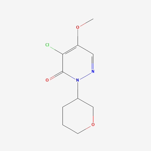4-chloro-5-methoxy-2-(tetrahydro-2H-pyran-3-yl)pyridazin-3(2H)-one
