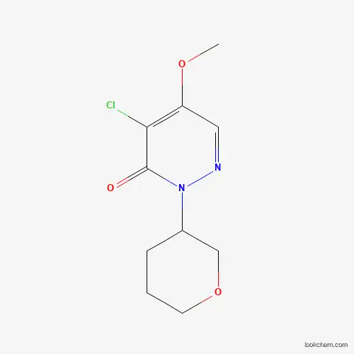 4-chloro-5-methoxy-2-(tetrahydro-2H-pyran-3-yl)pyridazin-3(2H)-one