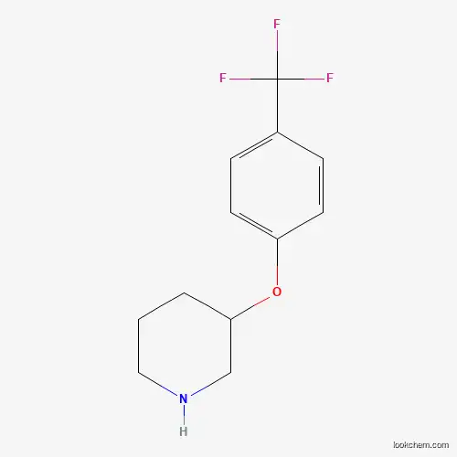 Molecular Structure of 902836-91-3 (3-[4-(Trifluoromethyl)phenoxy]piperidine)