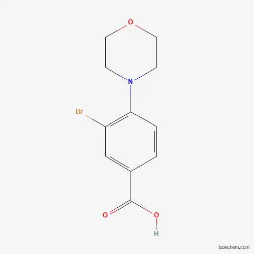 Molecular Structure of 1131594-24-5 (3-Bromo-4-morpholinobenzoic acid)