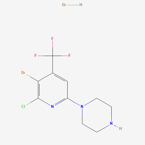 1'-(5-Bromo-6-chloro-4-(trifluoromethyl)pyridin-2-yl)piperazine hydrobromide(1208081-40-6)