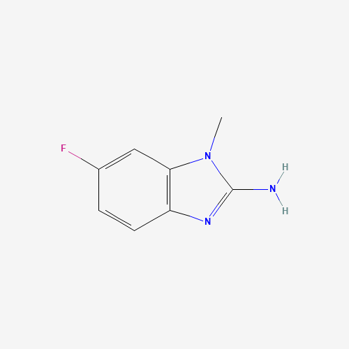 Molecular Structure of 1248916-44-0 (2-Amino-6-fluoro-1-methylbenzimidazole)
