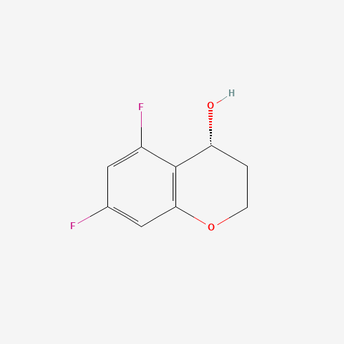 1270294-05-7,(R)-5,7-Difluorochroman-4-OL,(R)-5,7-DIFLUOROCHROMAN-4-OL;1270294-05-7;(4R)-5,7-difluoro-3,4-dihydro-2H-1-benzopyran-4-ol;(4R)-5,7-difluoro-3,4-dihydro-2H-chromen-4-ol;R-5,7-difluoro-chroman-4-ol;AMY16538;EX-A4598;MFCD09763634;AKOS017518260;AC-30642;AS-84766;CS-0131790;D96701;EN300-5063018;A937458
