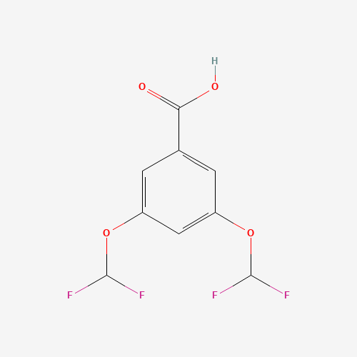 Molecular Structure of 1432678-93-7 (3,5-Bis(difluoromethoxy)benzoic acid)