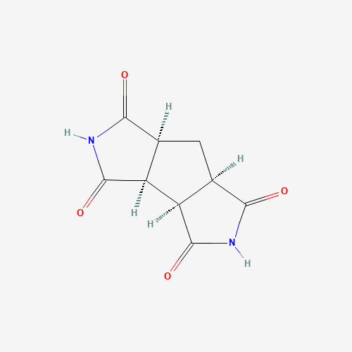 Molecular Structure of 15774-55-7 ((1R,2S,6S,8R)-4,10-diazatricyclo[6.3.0.02,6]undecane-3,5,9,11-tetrone)