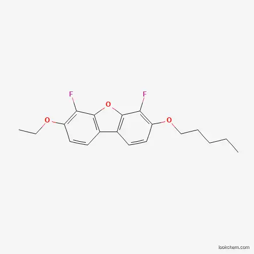 Molecular Structure of 1799569-89-3 (3-Ethoxy-4,6-difluoro-7-pentyloxy-dibenzofurane)