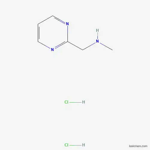 Molecular Structure of 1956354-92-9 (Methyl[(pyrimidin-2-yl)methyl]amine dihydrochloride)