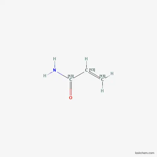 Molecular Structure of 287399-26-2 (Acrylamide-13C3)