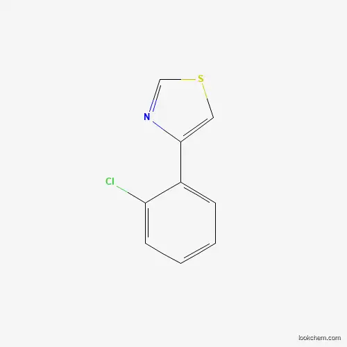 Molecular Structure of 383145-28-6 (4-(2-Chlorophenyl)-1,3-thiazole)