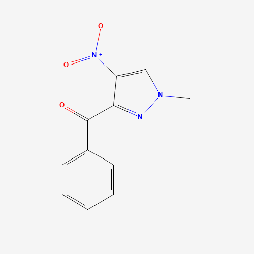 Molecular Structure of 151599-41-6 ((1-methyl-4-nitro-1H-pyrazol-3-yl)(phenyl)methanone)